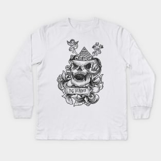 Pig Destroy Kids Long Sleeve T-Shirt